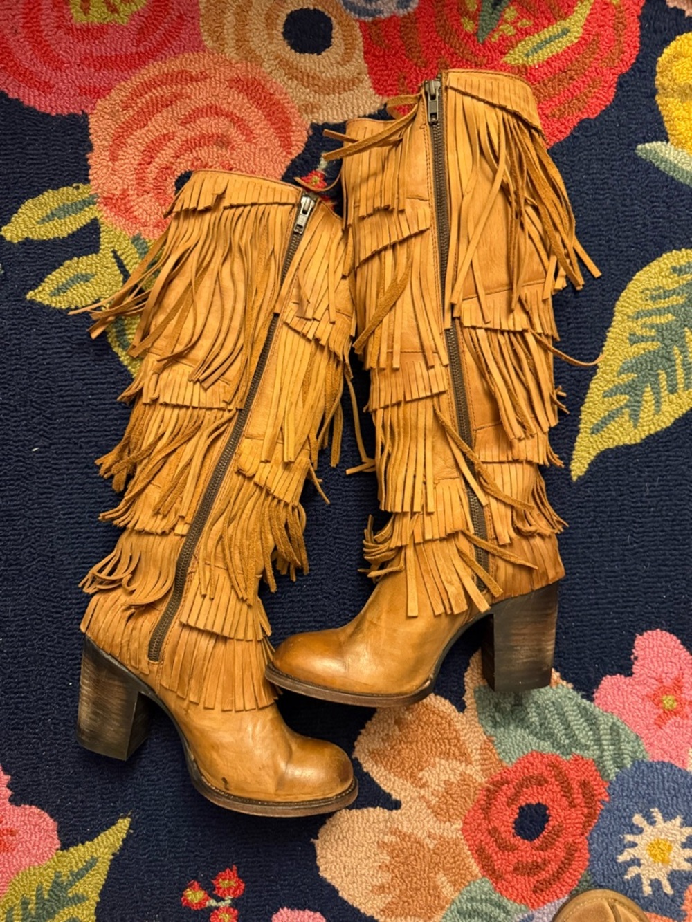 Freebird by Steven Inca Boots in Cognac - Picture 2 of 6